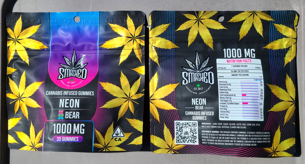 smashed plus bear gummies