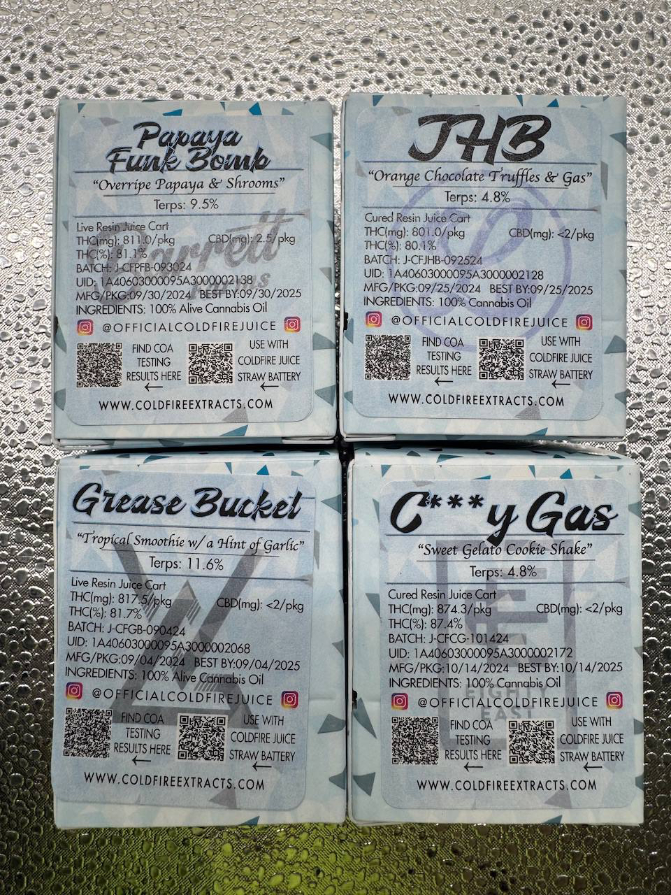 cold fire carts